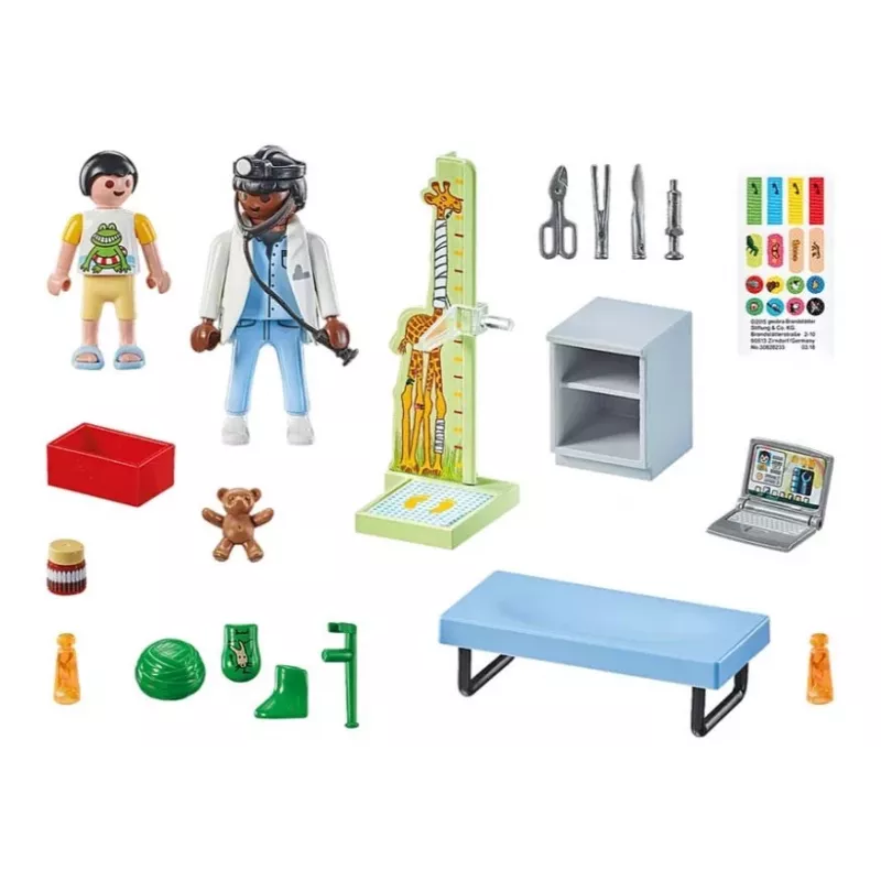 Figures set Action Heroes 71619 Pediatrician with teddy bear