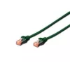 Network Cable Digitus CAT 6 S/FTP 1m RJ-45 Green