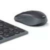 multi device keyboard and mouse set black gre
