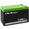 Qoltec 53062 AGM battery | 12V | 7.2 Ah | max 108A