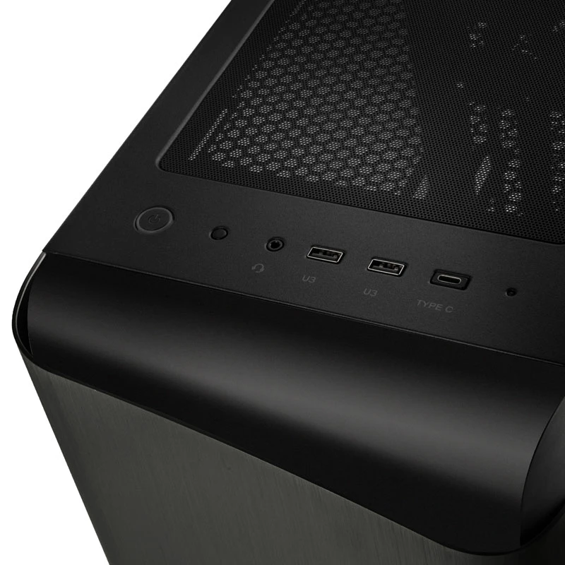 SilverStone Seta A1 Midi-Tower, Tempered Glass - black