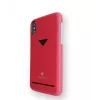 Card Slot Back Shell VixFox for iPhone XSMAX Ruby Red – protective back case with integrated card slot