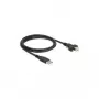 USB cable DeLOCK 83594 USB 2.0 1 m USB A USB B Black
