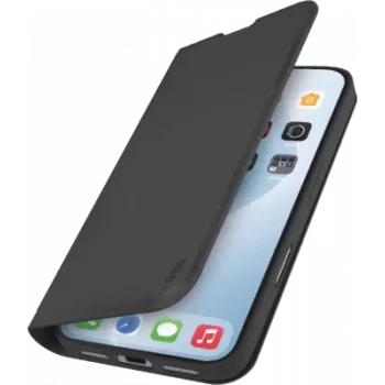 Wallet Stand SBS TEWALIP1766K for iPhone 17 Air — black, wallet+stand case