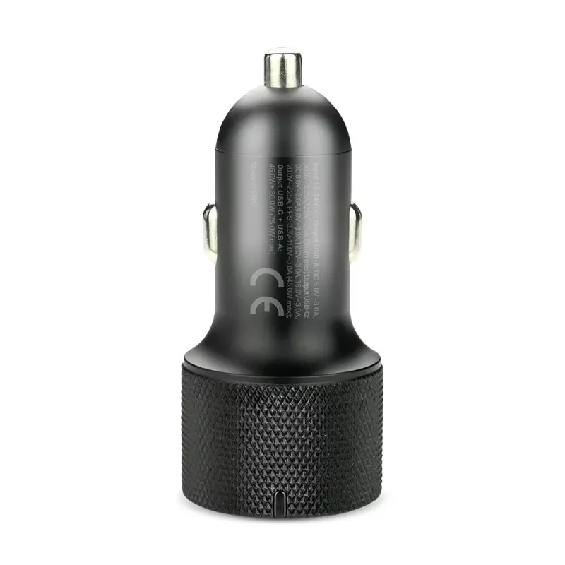 Car charger everActive CC-50Q QC3.0 75W with Quick Charge 3.0 support and USB ports