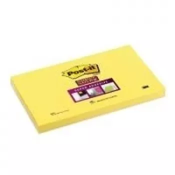 3M Post-it Super Sticky Notes Sticky Notes, 127 x 76 mm (655-S)