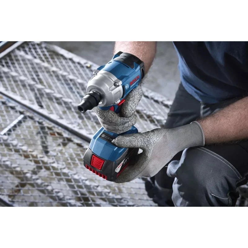 Cordless Impact Wrench GDS 18V-350 Professional solo, 18Volt (Blue, without Battery and Charger)