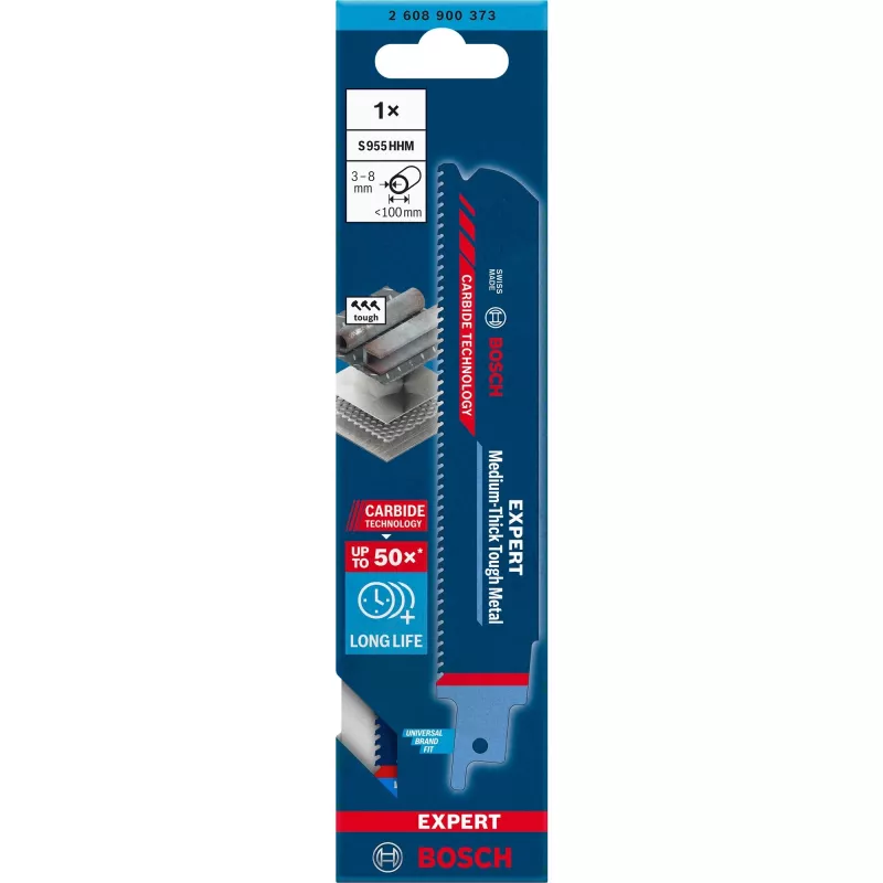 Bosch EXPERT ‘MEDIUM-THICK TOUGH METAL’ S 955 HHM Sabre saw blade High carbon steel (HCS) 1 pc(s)