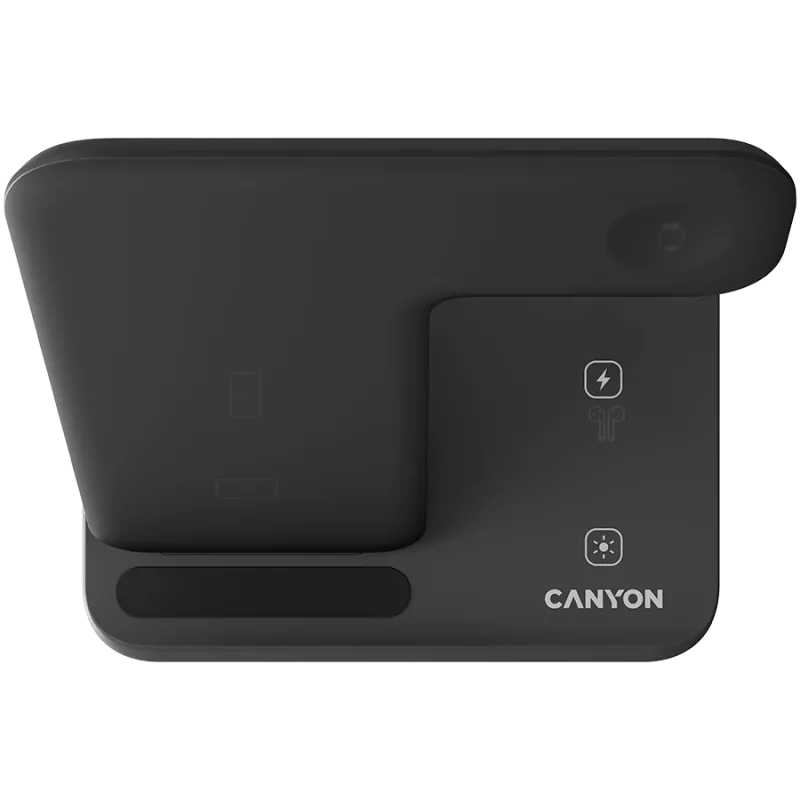 Canyon Wireless Charger Dock 3in1 QI for Apple 15W black retail
