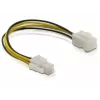 Power cable P4 male/female DeLOCK 82428 0.15 m