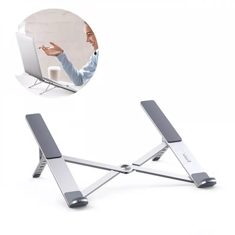 Laptop stand UGREEN LP451 adjustable aluminium alloy for 8–17 inch laptops, 5 positions, silver