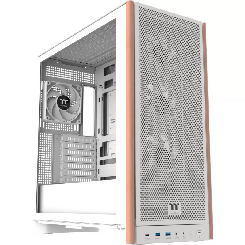 Thermaltake Enclosure S370 WS Midi TowerSnow White - Midi/Mini Tower - ATX (CA-11J-00M6WN-00)