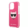 Karl Lagerfeld KLHCP13XTPECPI Iphone 13 Pro Max 6.7 Hardcase Fuchsia/FUSCHIA Choupette Head