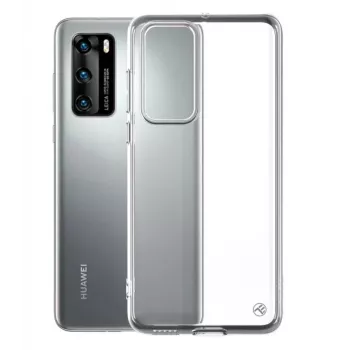 Protective Silicone Cover Tellur for Huawei P40, Transparent