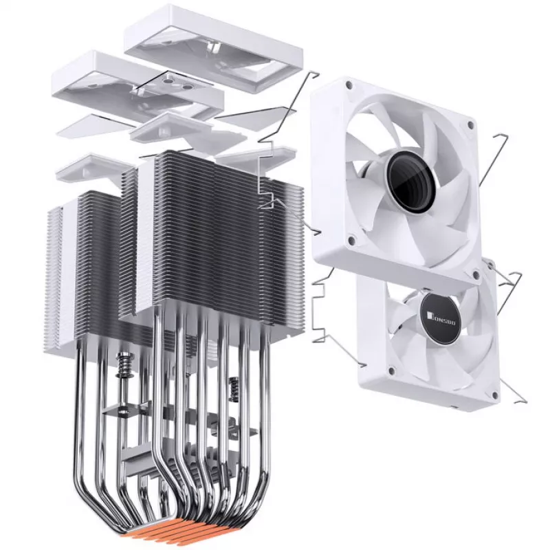 CPU cooler Jonsbo CR-1400 DV2 White with 140mm fan