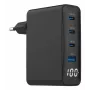 Gembird TA-UC-PDQC100LCD-01-BK mobile device charger Laptop, Smartphone Black AC Fast charging Indoor