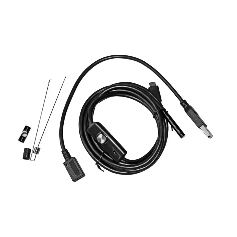 USB endoscope MEDIA-TECH ENDOSCOPE 66° CMOS, 640x480 30fps, IP67, 6 LEDs, magnet & hook