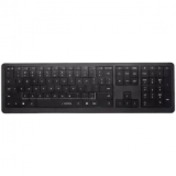 Wireless Keyboard CLEVETURA CLVX 1 Touch-On-Keys AI, ANSI US Windows Layout, Scissor Switches, Aluminum Chassis, Interactive RGB