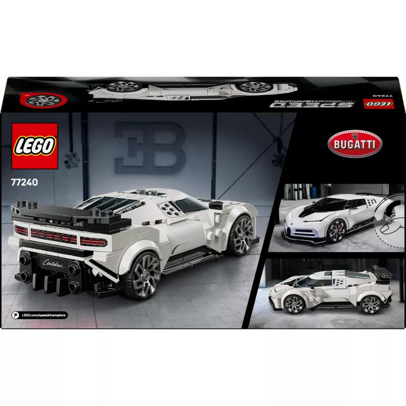 LEGO construction toy set Bugatti Centodieci Speed Champions 77240 — 291 pieces, 1 minifigure, age 9+