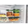Food storage container FoodSaver FFC023X 1.8 L oval Tritan, black transparent, vacuum pump, dishwasher-safe