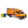 BRUDER model vehicle MB Sprinter municipal garbage truck BR-02682, scale toy replica