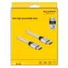 HDMI Cable DeLOCK Ultra High Speed 48 Gbps 8K 60 Hz Silver 1 m