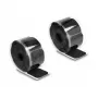 DeLOCK Hook-and-loop pad on roll self-adhesive 45 x 50 mm length 5 m black