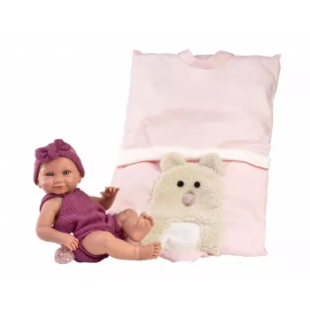 Doll Llorens 40 cm soft-body baby doll with realistic features for play and collecting