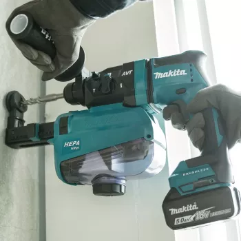 Battery-Combination Hammer DHR182ZU, 18Volt, Rotary Hammer Blue/black, Bluetooth, without Battery and Charger