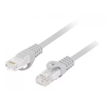 LANBERG Patchcord cat.6 UTP LSZH CU 1m grey Fluke passed