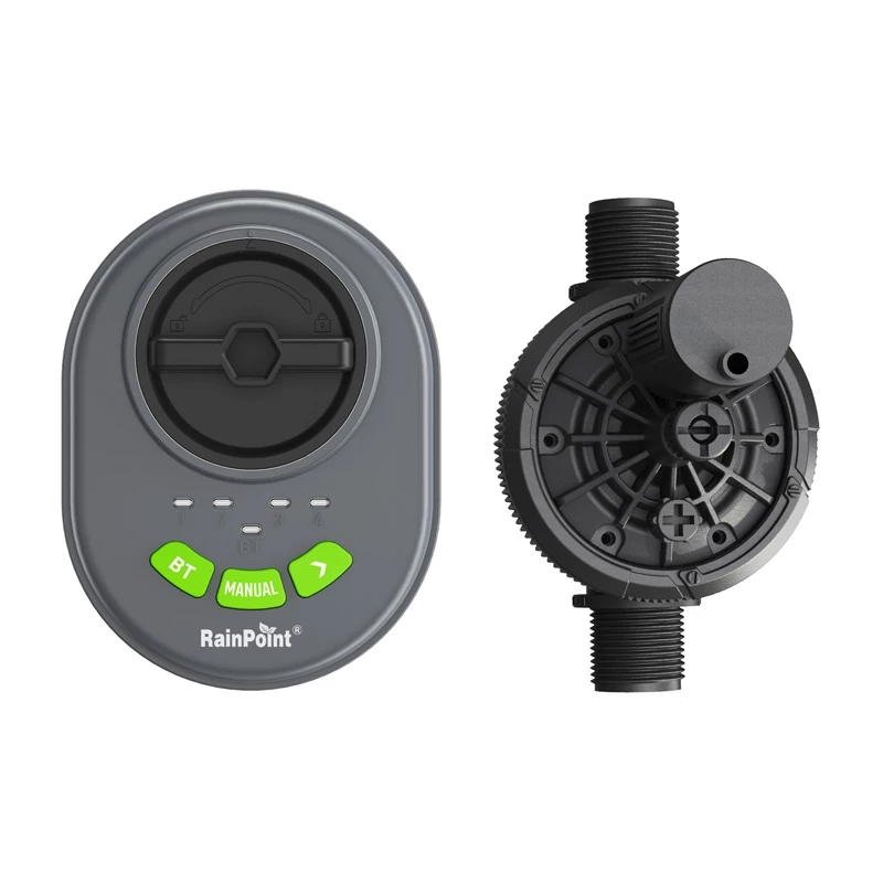 Sprinkler controller RainPoint HIC406B — 4-zone Bluetooth app control