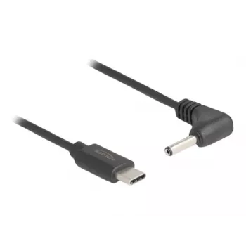 DeLOCK 85393 power cable Black 1.5 m USB C 3.5 x 1.35 mm