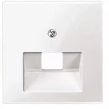 Wall plate / switch cover Merten 296225, white, thermoplastic, single-gang
