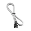 CableMod ModMesh - SATA-Cable - Serial ATA 150/300/600 - SATA (W) right-angled to SATA (W) - 60cm - White (CM-CAB-RSAT-N60KW-R)