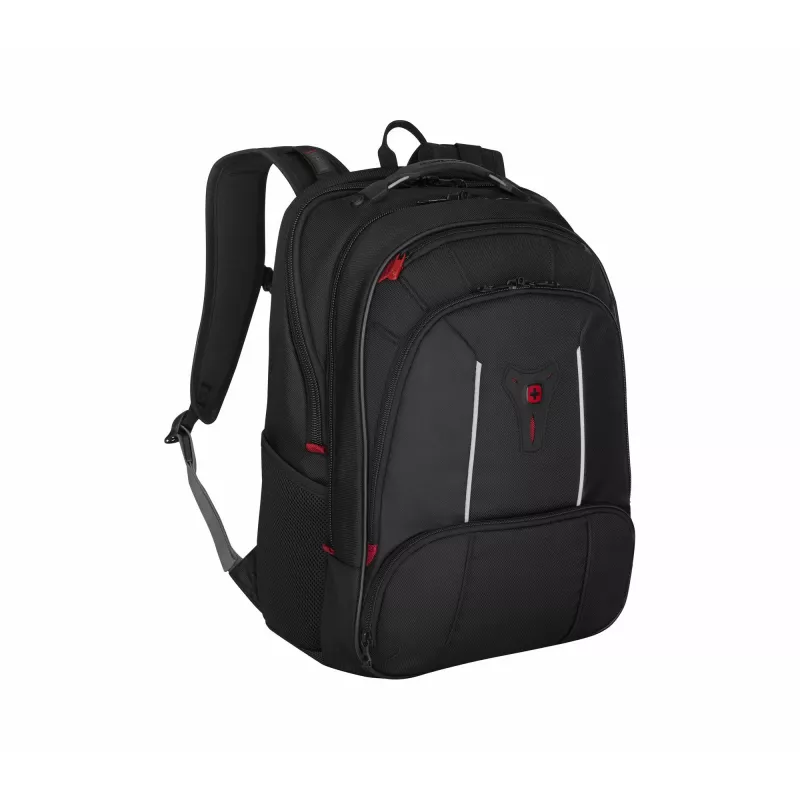 Wenger Carbon Pro Business Backpack with 15.6 Laptop Sleeve and Tablet Pocket Black (653129)