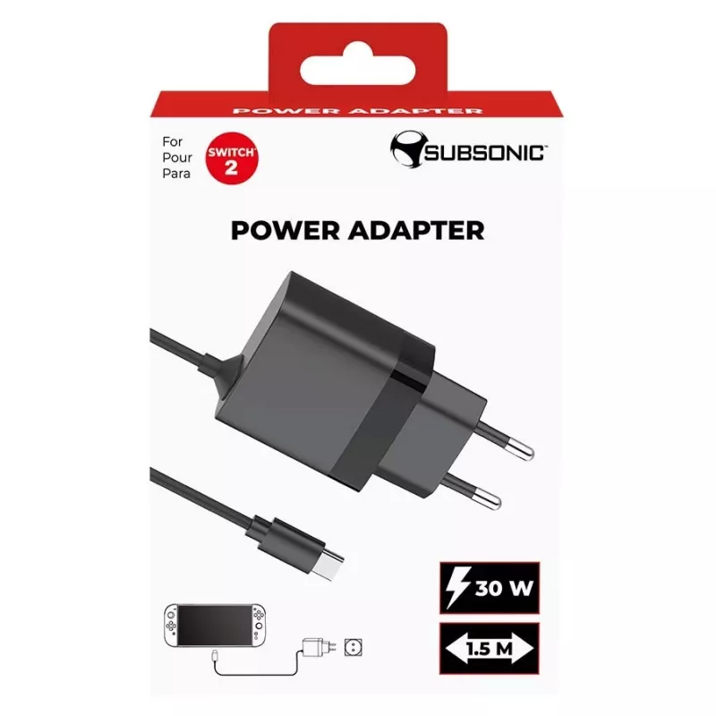 Power adapter SUBSONIC SA5713 for switch 1/2 15V 2.5A