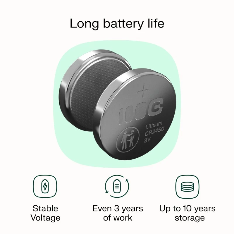 Coin cell battery Green Cell CR2450 3V — lithium, 5 pack