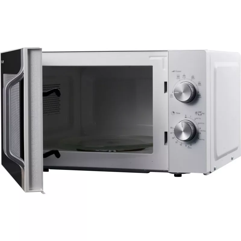 Sharp R204WA microwave Silver, White Solo microwave Countertop 20 L 800 W