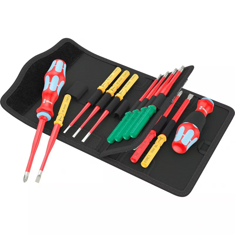 Wera Kraftform Kompakt VDE Stainless 17 extra slim screwdriver set (05006631001)
