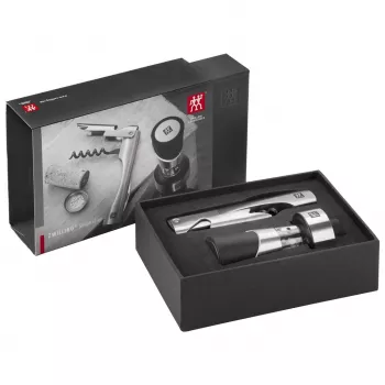 ZWILLING Sommelier wine tool set — rectangular case 100×190×42 mm, 2 pcs