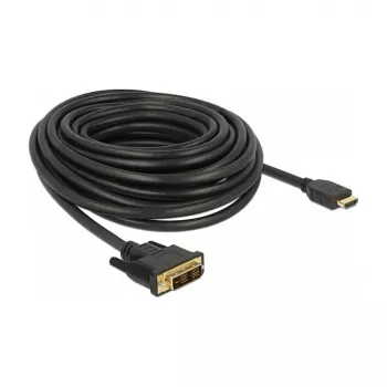 Video cable adapter DeLOCK 85587 10 m HDMI Type A DVI-D Black
