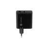 Wired Mobile Device Charger NATEC NUC-2143, 45W, USB-C PD 3.0 + USB-A QC 3.0, 110–240V, Black