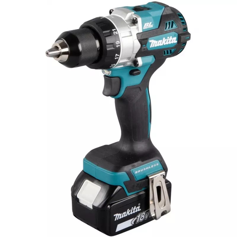 Makita DDF486RTJ drill 2100 RPM 2.6 kg Black, Blue