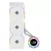 All-in-one liquid cooler Lian Li Hydroshift II LCD-C 360TL — 120 mm fans, 200–2600 RPM, FDB, white