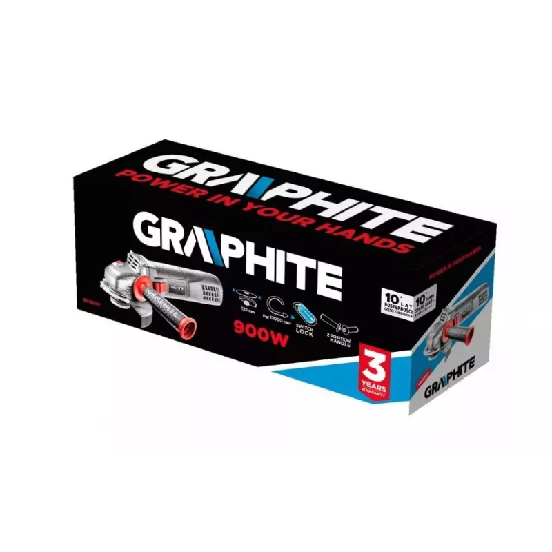 Angle grinder GRAPHITE 59G087 900W 125mm disc