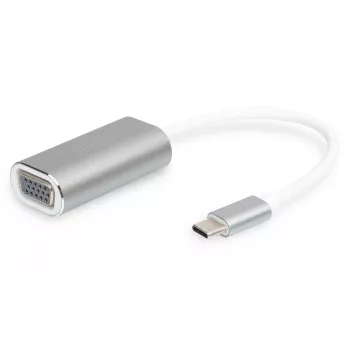 DIGITUS DA-70837 Adapter graficzny VGA 1080p FHD to USB 3.0 Type C, aluminiowy