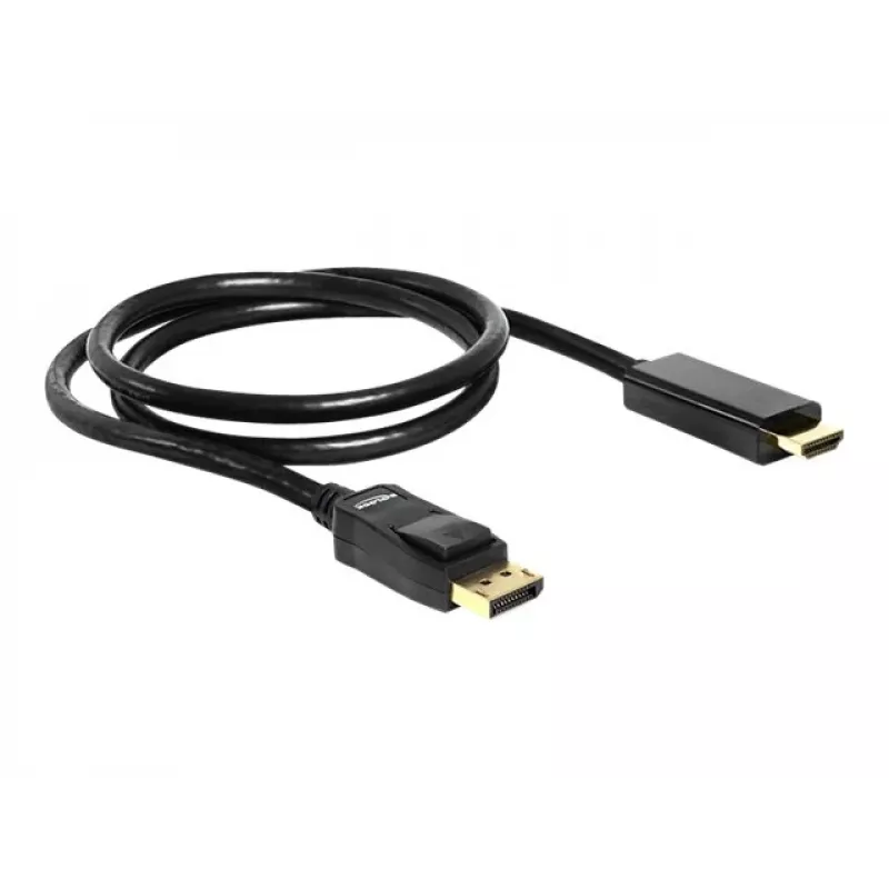 Displayport/HDMI Cable DeLOCK 82586 1m Black