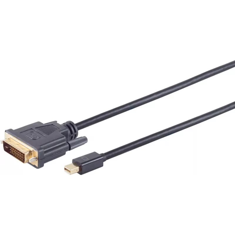 DisplayPort to DVI-D Cable ShiverPeaks 10-55025 — 1 m, DP to DVI-D (single-link)