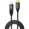 Lindy 3m Active DisplayPort 1.4 to HDMI 8K60 Cable, 3 m, DisplayPort, HDMI, Male, Male, Straight