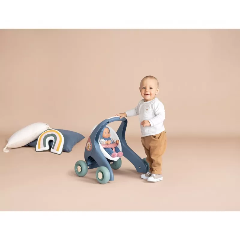 Baby walker MATTEL Smoby Dickie 7600140308, plastic, multicolour, 450×470×500 mm, from 12 months